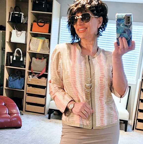 City Girl reptile print gorgeous jacket - Picture 2 of 16